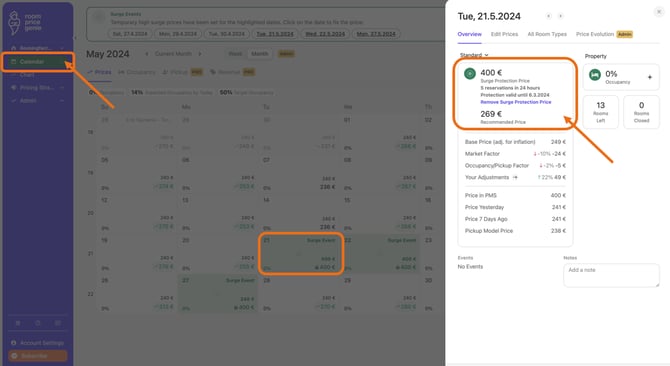 Surge Protection calendar1