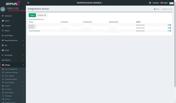 Click on the small pencil icon 